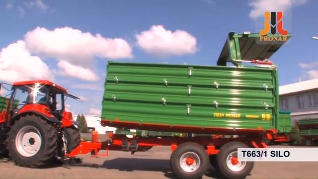 PRONAR Przyczepy tandem T683, T663/1 SILO, T663/1 смотреть онлайн