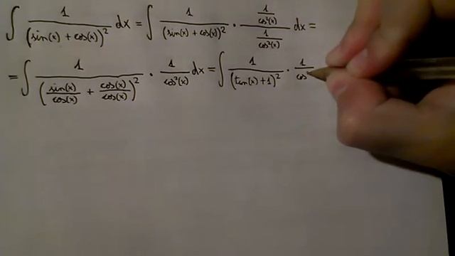 Integral of 1/(sin(x)+cos(x))^2 (substitution) смотреть онлайн