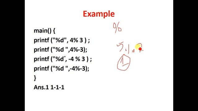 Arithmetic Operators in C   #Arithmetic  #Operators