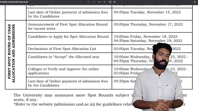 Delhi University Admission 2022 | CSAS Phase III | Allocation & Admission Schedule | Ep 23 |Prepwis