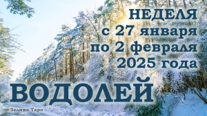 ВОДОЛЕЙ | ТАРО прогноз на неделю с 27 января по 2 февраля 2025 года