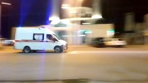 "летит как ракета" Скорая помощь Газель Некст АСМП с сиреной