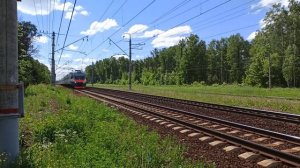 Подборка проезжает пассажирский поезд | МЦД D1 Москва | Подборка проезд поезда ЭП2Д | ЭД4М|ЭГ2Тв|ЭШ2