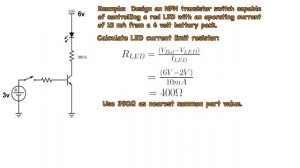 Transistor as a Switch: NPN, PNP Bipolar Junction Transistor BJT