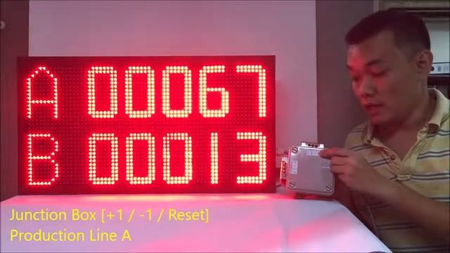 LED Digital Factory Production Counter Display | KPI Display | Electronics 5 Digit Digital Counter смотреть онлайн