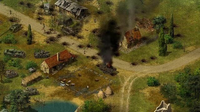 Прохождение Блитцкриг GZM 9.21 - Союзники -  038 - Окружение у Фалеза смотреть онлайн