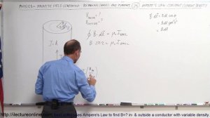 Physics 44  Magnetic Field Generated (25 of 28) Ampere's Law: Constant