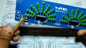 Lm3915 led Stereo Vu meter From YATEC