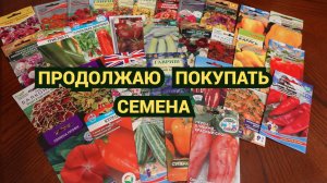 Продолжаю покупать семена.Что я выбрала для своего сада#семена#сад#огород