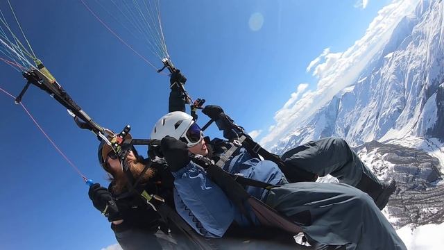 Tandem paragliding in Gudauri Georgia смотреть онлайн