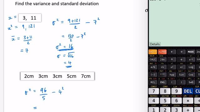 Measures of Location  Spread 11  Variance and Standard Deviation  Stats1 Ex2E  