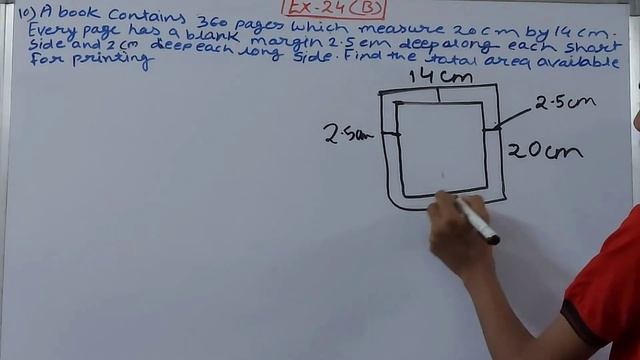 Q10 Ex 24B Ch24 Perimeter and Area | ICSE Math Class 7 | смотреть онлайн