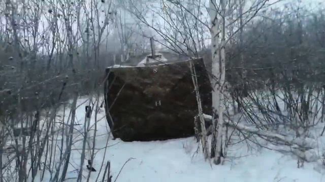 Охота зимой, живем в палатке смотреть онлайн