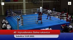 40th  Golden Gloves of Vojvodina international Boxing Tournament in Serbia.