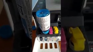 HP SMART TANK 580 INK FILLING