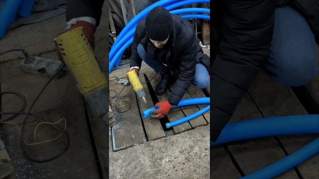 Соединение труб ПНД  3250 бесплатно. Ньюансы в описании.