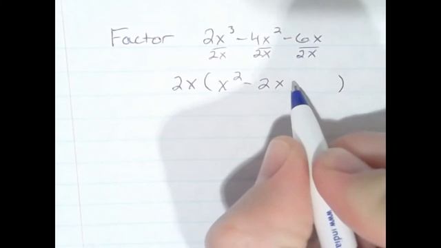 Factor 2x^3-4x^2-6x смотреть онлайн