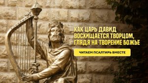 Как царь Давид восхищается творцом, глядя на творение Божье