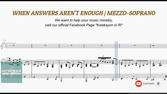 When Answers Aren't Enough | Mezzo-Soprano | Piano смотреть онлайн
