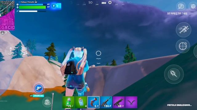 Poco x4 GT // Fortnite Mobile // 1° Vitória Royale