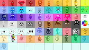 Official Colourblocks Band 36/100 but nonstop colour   in colourland