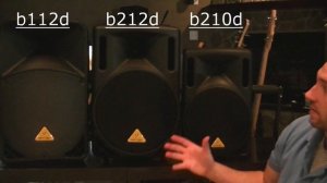 BEHRINGER EUROLIVE b112d vs b212d vs b210d speaker review