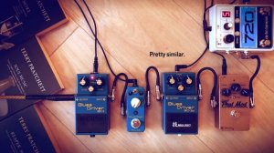 4 Blues Driver Style Pedals (Boss BD-2, Waza Craft, Mooer, Keeley)