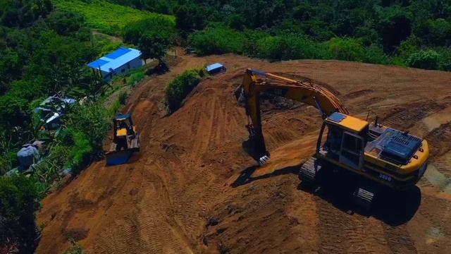 CAT excavator|Dozer CAT D4|Filmed with Mavic 2 pro|