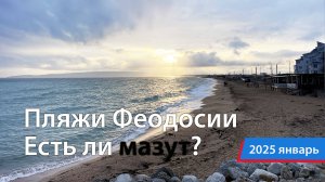 ЕСТЬ ЛИ МАЗУТ НА ПЛЯЖАХ ФЕОДОСИИ И ПРИМОРСКОГО