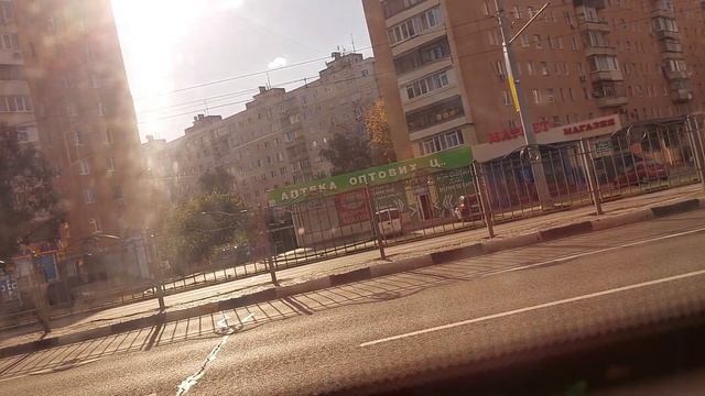 ПОЕЗДКА В 119 АВТОБУСЕ ОТ УЛИЦЫ ОДЕССКОЙ ДО ПЛОЩАДИ КОНСТИТУЦИИ смотреть онлайн