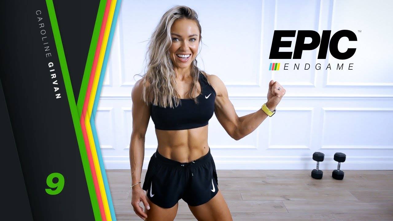 Caroline Girvan - FLUID Full Body Workout with Dumbbells | EPIC Endgame Day 9