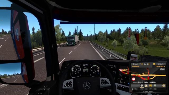 ETS2 Mit dem Tandem Lkw durch Skandinavien ETS2 1.36 Beta  1253 Euro Truck Simulator 2