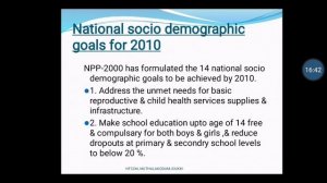 National Population Policy