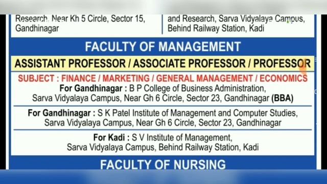 Assistant Professor Vacancy 2024  | Central University | Government University | 38 Post #vacancy