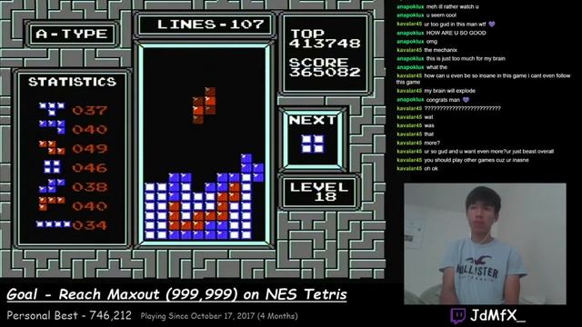NES TETRIS - 837,901 (Personal Best) - 3/4/2018 смотреть онлайн