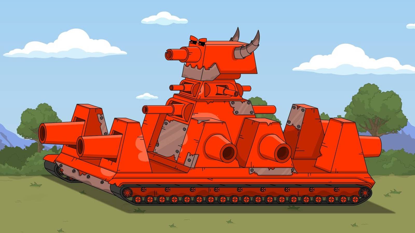 КВ-44 Монстр против всех - Мультики про танки смотреть онлайн