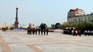 Хабаровск шествие в честь нового Дня российской полиции 1 июня 2018