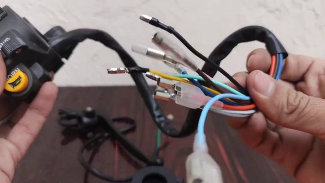 Motorcycle Switch Assembly Grips CG 125 Bike Left Right Side Set -Orignal Copper