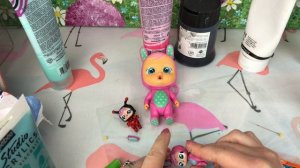 MINIATURE Cry Babies Magic Tears Coney! We make a mini cry baby! #crybabies 😍 DIY Craft video