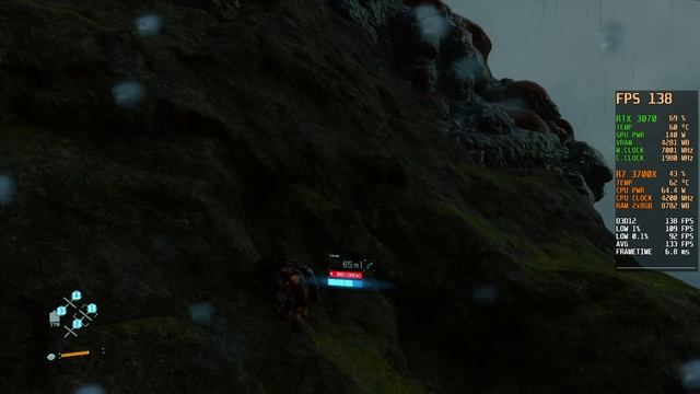 Death Stranding RTX 3070 + Ryzen 7 3700X | 1080p Ultra Settings
