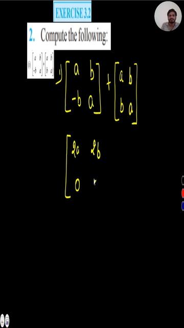 Class 12 Matric Ex - 3.2 Ques - 2 (i) |   @GaganPratapMaths   @knowledgeHelpline  @MrBeast