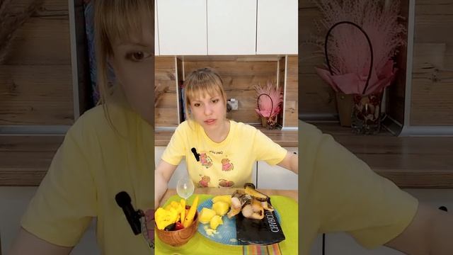 МУКБАНГ/ СКУМБРИЯ С КАРТОШКОЙ,СОЛЕНЬЯ И 100 ГР/ #мукбанк