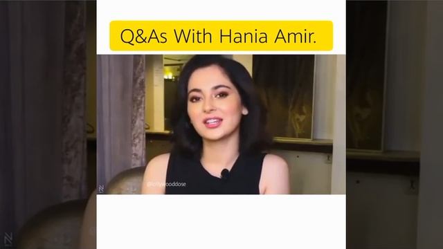 Interesting Q And A Segment With Hania AMIR   haniaAmir ishqiya ferozeKhan