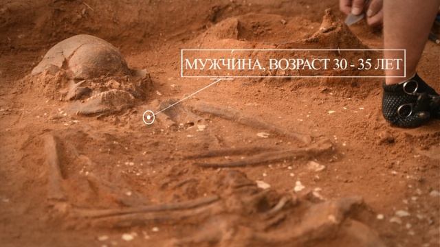 Раскопки кургана с мужским погребением и предметами вооружения эпохи викингов в Гнёздове в 2019 г.