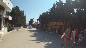 Крым Судак Дорога от нашего гостевого дома до моря | Где снять жилье в Судаке