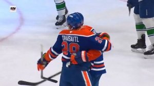 Oilers' Leon Draisaitl and Adam Henrique Stun Canucks With Goals 21 Seconds Apart