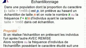 Maths 1èreES et 1èreL - Loi binomiale et échantillonnage - Mathématiques Première ES L 1ES 1L