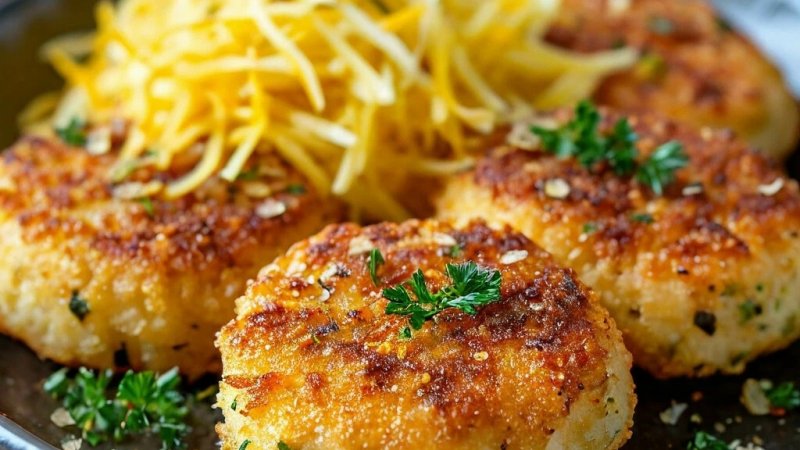 Интересный вариант куриных котлет 🍗