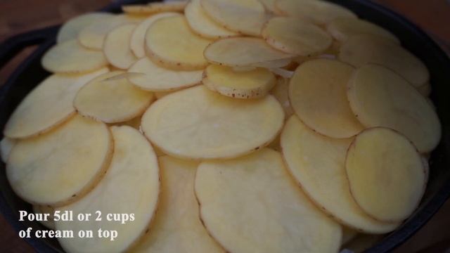 How to cook Potato gratin on the grill, Easy recipe смотреть онлайн
