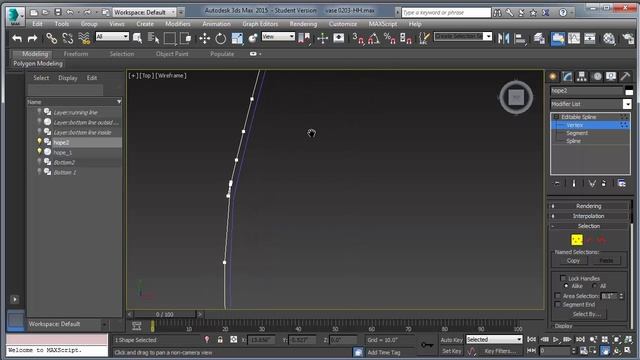 Trouble Shooting ERROR when converting Spine Curve to Editable Poly in Max Design (what to look ... смотреть онлайн